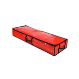 Christmas Storage Bag Xmas Wrapping Paper Storage Container Under Bed Organizer Bag Red
