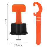 50 PCS Tile Leveling System Clips Levelling Spacer Tiling Tool Floor Wall Wrench