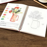 Watercolor Practice Book for Beginners Students and Adults
