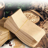 100-Pack Kraft Paper Seed Envelopes Garden Home Storage Bags Mini Envelopes 6x11cm for Seeds Jewelry