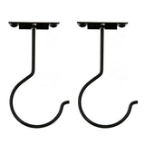 Self Adhesive Banana Hook Under Cabinet Foldable Banana Hanger for Kitchen Black