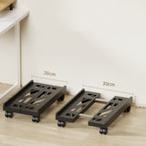 Adjustable PC Case Stand with Wheels Universal Computer Tower Holder Cooling Rack