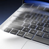 2Pcs Clear Silicone Keyboard Cover Compatible With MacBook Air Pro 13 14 15
