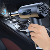 Cordless Electric Compressed Air Dust Air Blower 3-Gear Handheld Vacuum Cleaner for Electronics Computers PC Keyboard