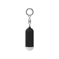 130dB Portable Personal Alarm with LED Light Safety Alarm Device for Girls Children Elderly Black