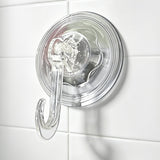 4Pcs Suction Cup Hooks Drill Free for Windows Glass Bathroom