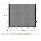 Retractable Mesh Pet Barrier Dog Gate Security Fence for Stairs Doorways Large