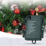 2.7M Christmas Garland with 50 LED Lights Artificial Rattan for Home Outdoor