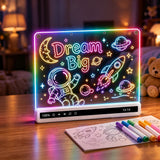 LED Drawing Board Rechargeable 8 Colors 10 Modes for Boys Girls