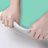 Flexible Silicone Mouse Pad Smooth Water Resistant Desk Mat with Non-Slip Base for Office Home Green