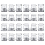 24Pcs TPE Felt Chair Leg Floor Protectors for Hardwood Large