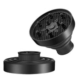 Universal Silicone Diffuser Foldable for Hair Dryer 4-5cm Nozzle Black