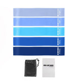 TPE Resistance Loop Exercise Bands for Fitness Strength Training Yoga and Home Gym Blue