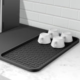 Large Silicone Coffee Machine Mat with Detachable Drying Pad Countertop Protector for Espresso Machine