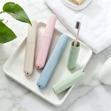 4 PCS Travel Toothbrush Case Portable Travel Toothbrush Holder Plastic