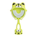 3Pcs U-Shaped Toothbrushes Cute Animal Shaped Toothbrushes with Holder for Kids