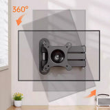 Motorhome TV Bracket 360 Degree Swivel Detachable Wall Mount Full Motion