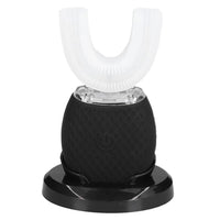 U Shaped Automatic Toothbrush Ultrasonic Electric Toothbrush for Adults Black