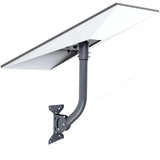 39CM Adjustable Mount Compatible with Starlink Gen 3 V3 4 4X Carbon Steel Wall Roof Mount Bracket Grey