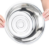 5 PCS 410 Stainless Steel Colander and Mixing Bowl Set 22 to 30cm