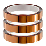 3 Rolls 15 mm Heat Tape for Sublimation Transfer Heat Resistant Press
