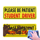 3PCS Student Driver Car Signs Please Be Patient
