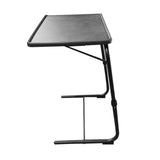 Adjustable TV Tray Table - TV Dinner Tray on Bed & Sofa Comfortable Folding TV Tray with 6 Height