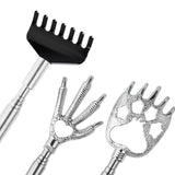 3 PCS Different Back Scratcher Stainless Steel Portable Telescoping with Handles