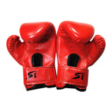 Punching Training Gloves for Sparring Kickboxing Ages 3 to 10 Red