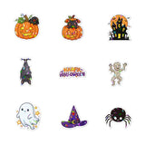 100PCS Holographic Vinyl Halloween Stickers for Party Favors