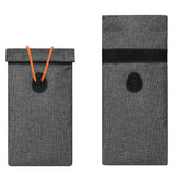 Faraday Phone Pouch RFID Protection Key Pouch Wallet Case For Privacy Grey