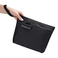 Lockable Smell Proof Bag Odor Proof Zipper Stash Carry Pouch with Combination Lock Black