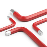 9Pc Hex Key Set with CRV Steel for Car and Motorcycle Repair Red