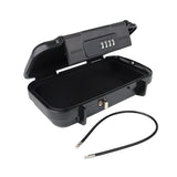 Portable Safe Box Combination Code Security Case LockBox with Removable Chain Black