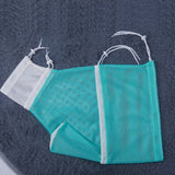 Mesh Cat Grooming Bag Breathable Bathing Restraint for Nail Trimming Green