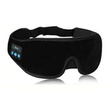 Bluetooth 5.2 Sleep Mask Wireless Stereo Music Headphone Blackout Eye Mask Black