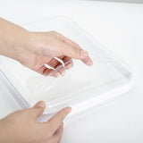 4PCS Large Clear Hard Shell Zipper Case Makeup Organizer & Toy Storage Bag for Travel Toiletries