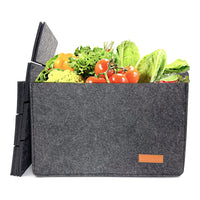 12-Compartment Bottle Wine Tote Bag Wine Carrier Tote Grey