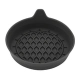 4PCS Car Cup Holder Coaster Silicone Non-Slip Cup Holder Insert Black