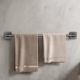 2PCS 60cm Self-Adhesive Towel Holder for Bathroom Home Decor