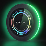 Light Up Flying Disc Rechargeable 50 LEDs Lighting Flying Toy for Patio Lawn Outdoor Games Green