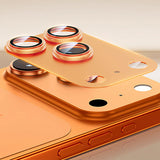 iPhone 17 Pro Max Full Coverage Camera Lens Protector Orange