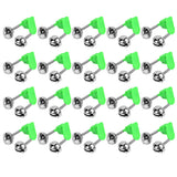 20 Pcs Fishing Rod Tip Bite Alarm Bells for Day and Night Fishing