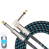 3M Electric Guitar Lead Cord Cable 6.35mm Jacks For Amp Pedals Instrument