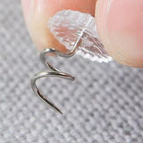 50 PCS Clear Spiral Pins for Bed Skirts Sofa Covers and Upholstery Small