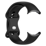For Google Pixel Watch 1 / 2 Soft Replacement Strap Silicone Sport Watch Band Black