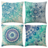 4Pcs Bohemian Cushion Pillowcase Home Sofa Decoration Printed Pillow Covers Style 3