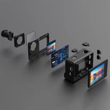 5K 30FPS Action Camera with Waterproof Case Dual Screens and EIS Stabilization