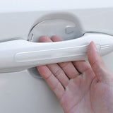 Car Door Handle Scratch Guard Strip Set Transparent