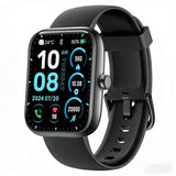 Smart Watch for Women & Men with Bluetooth Call Built-in Sport Modes Fitness Tracker Black